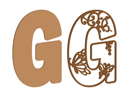 Wild Butterfly Themed Letters