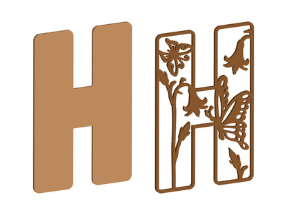 Wild Butterfly Themed Letters
