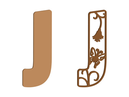 Wild Butterfly Themed Letters