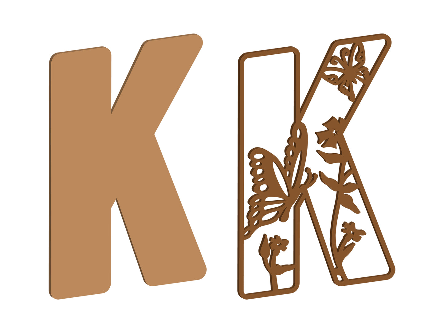 Wild Butterfly Themed Letters