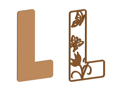 Wild Butterfly Themed Letters