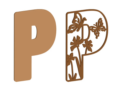 Wild Butterfly Themed Letters