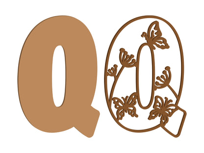 Wild Butterfly Themed Letters