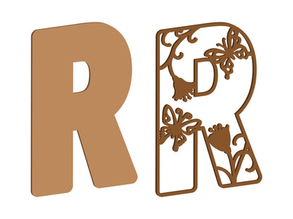 Wild Butterfly Themed Letters