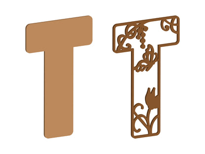 Wild Butterfly Themed Letters