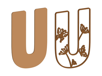 Wild Butterfly Themed Letters