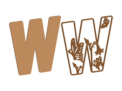 Wild Butterfly Themed Letters