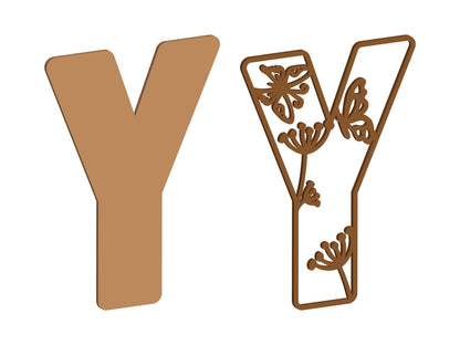 Wild Butterfly Themed Letters