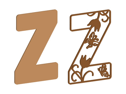 Wild Butterfly Themed Letters