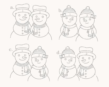 Snow Family Bauble