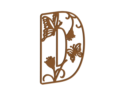 Wild Butterfly Themed Letters