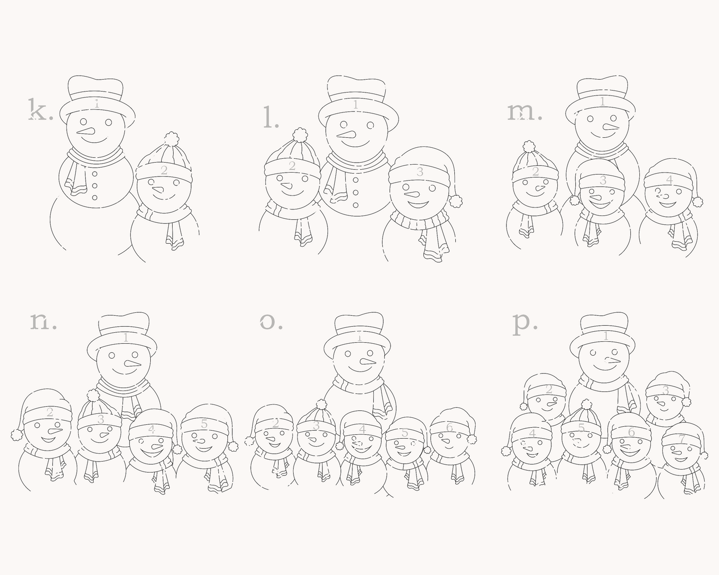 Snow Family Bauble