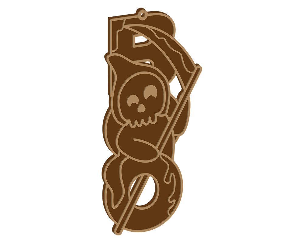 Reaper Themed Boo Plaque