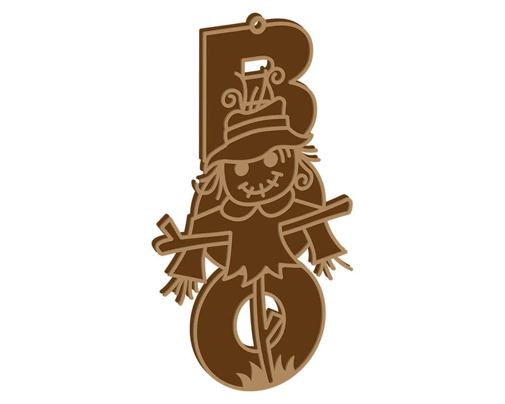 Scarecrow Themed Boo Plaque