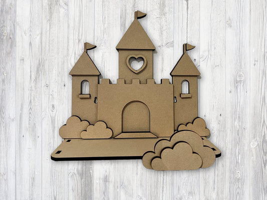 MDF Princess Castle Shelf