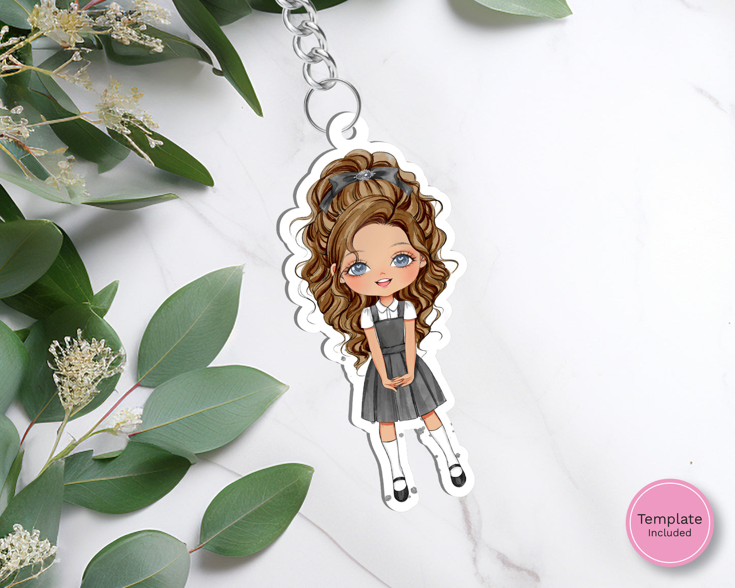 Evie Keyring Blank