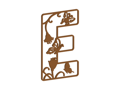 Wild Butterfly Themed Letters