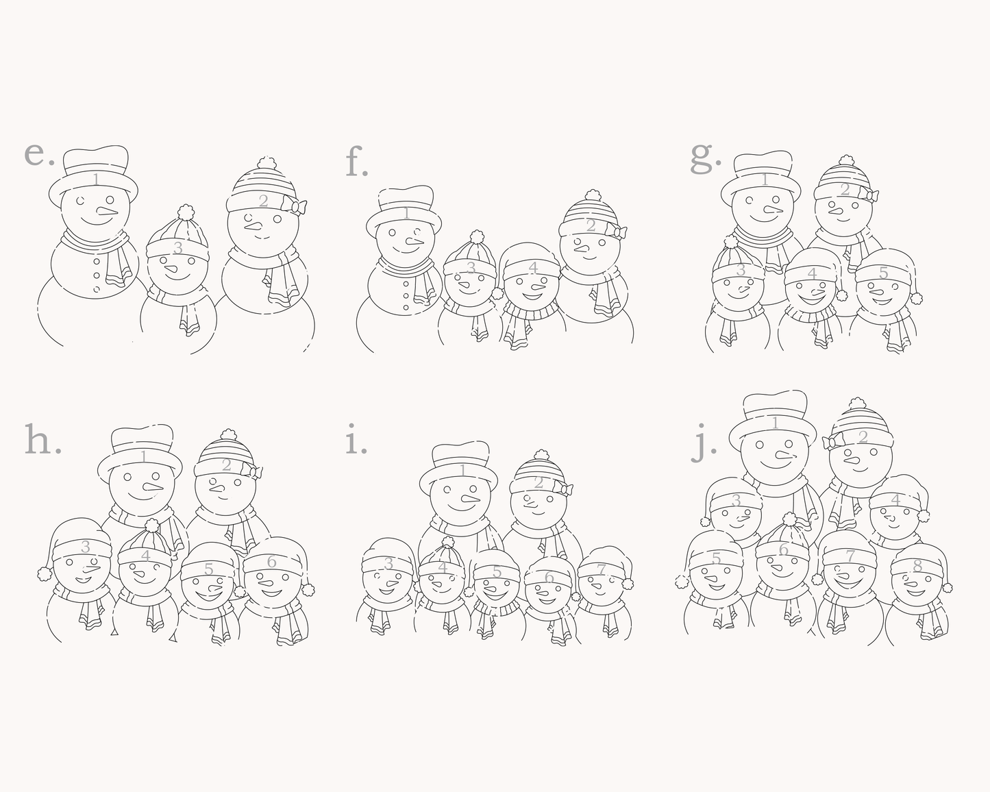Snow Family Bauble