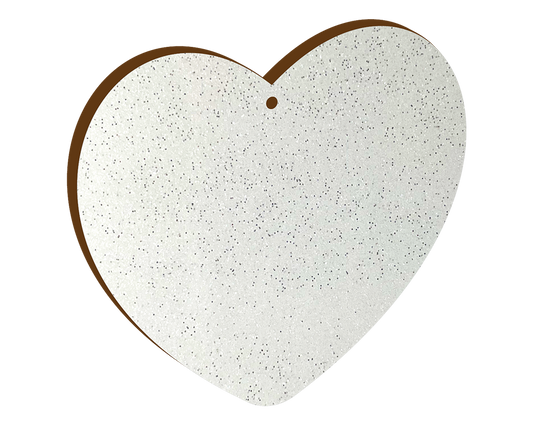 100mm Heart Single Hole