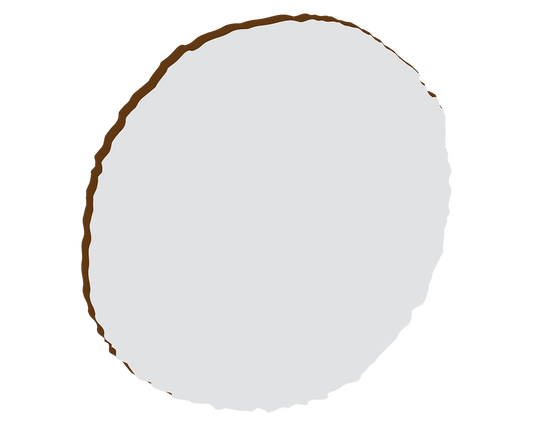 100mm Wood Slice Coaster