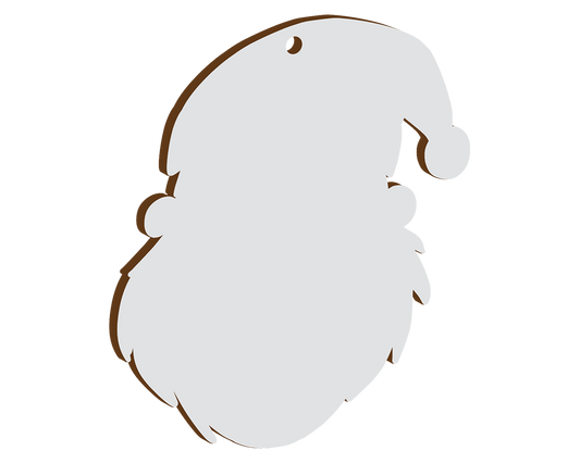 Hanging Santa Head