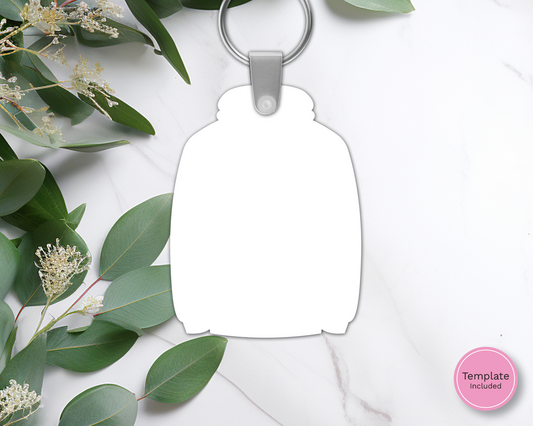 Hoodie Keyring Blank (10pcs)