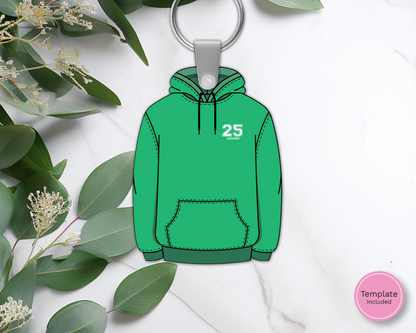 Hoodie Keyring Blank (10pcs)