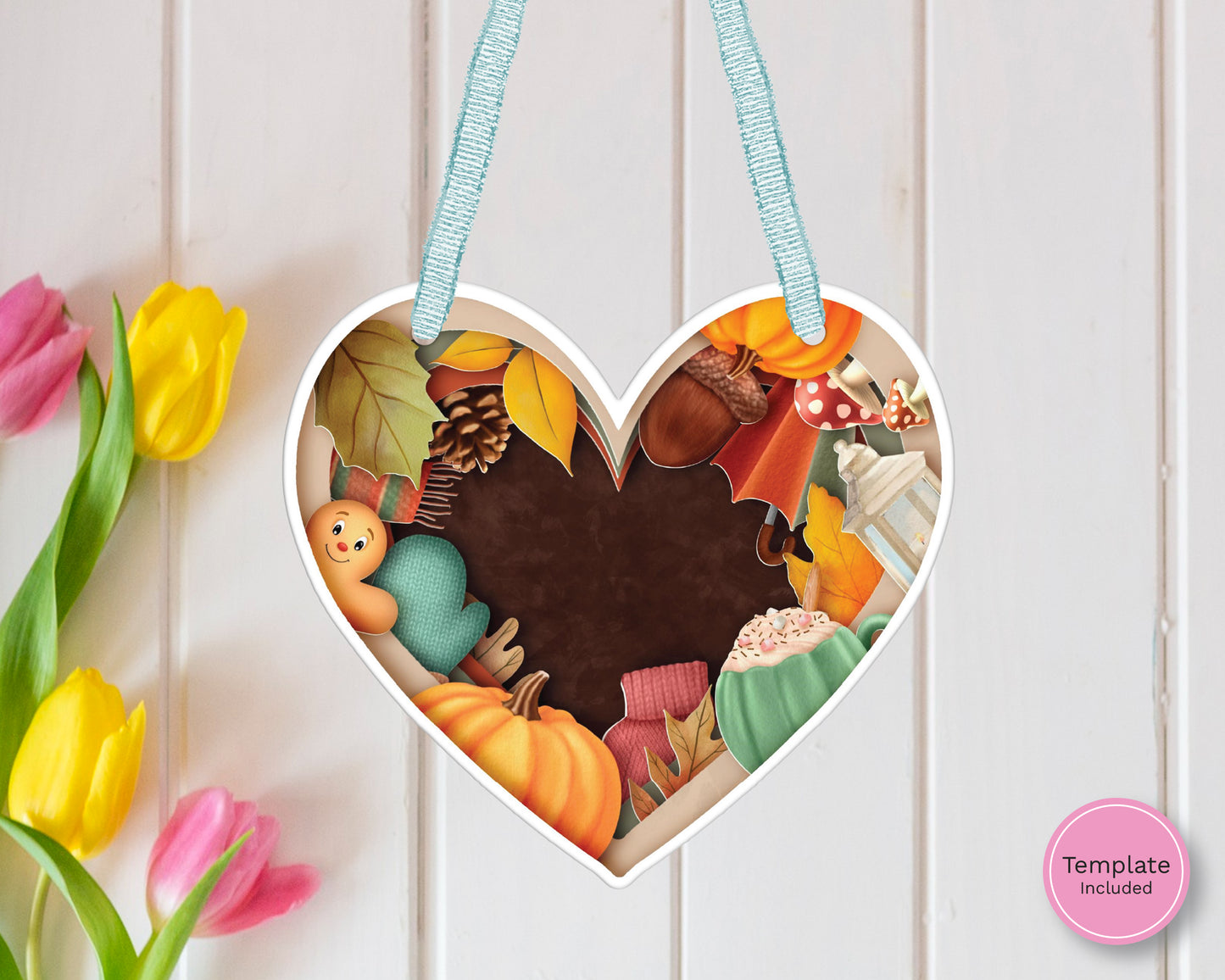 Heart Shaped Hanging Blank