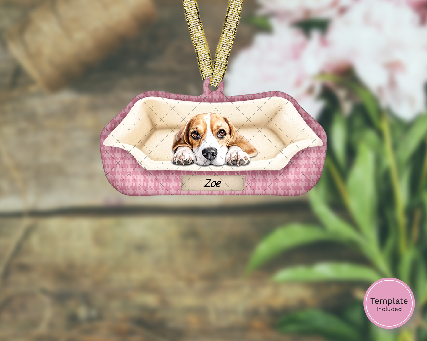 Dog Bed Hanging Blank