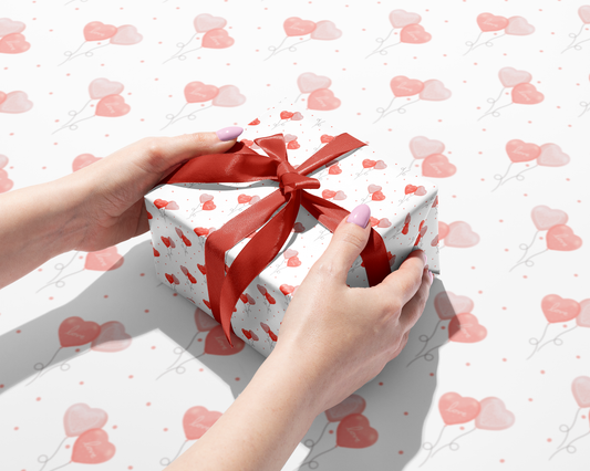 Love In The Air Gift Wrap