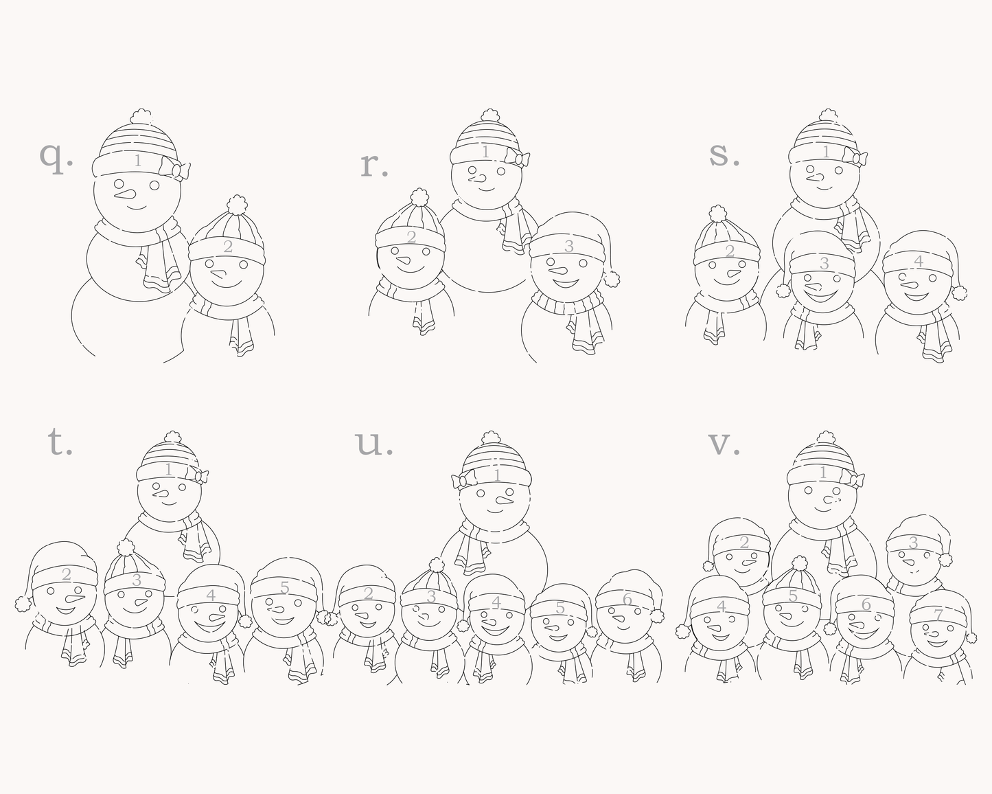 Snow Family Bauble