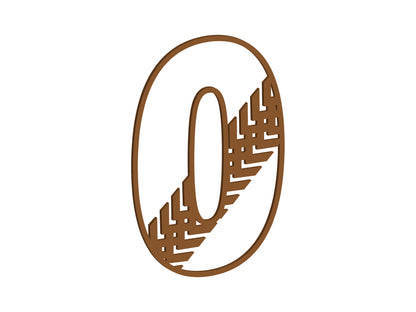 Tyre Tread Themed Letters