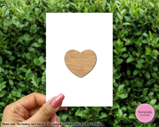 Rustic Oak Heart Token