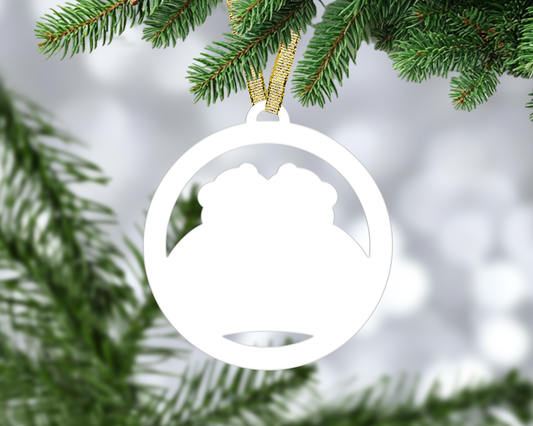 Penguin Couple Bauble Blanks (Pretty Creative Designs)