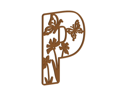 Wild Butterfly Themed Letters