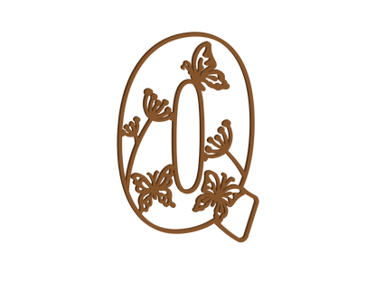 Wild Butterfly Themed Letters