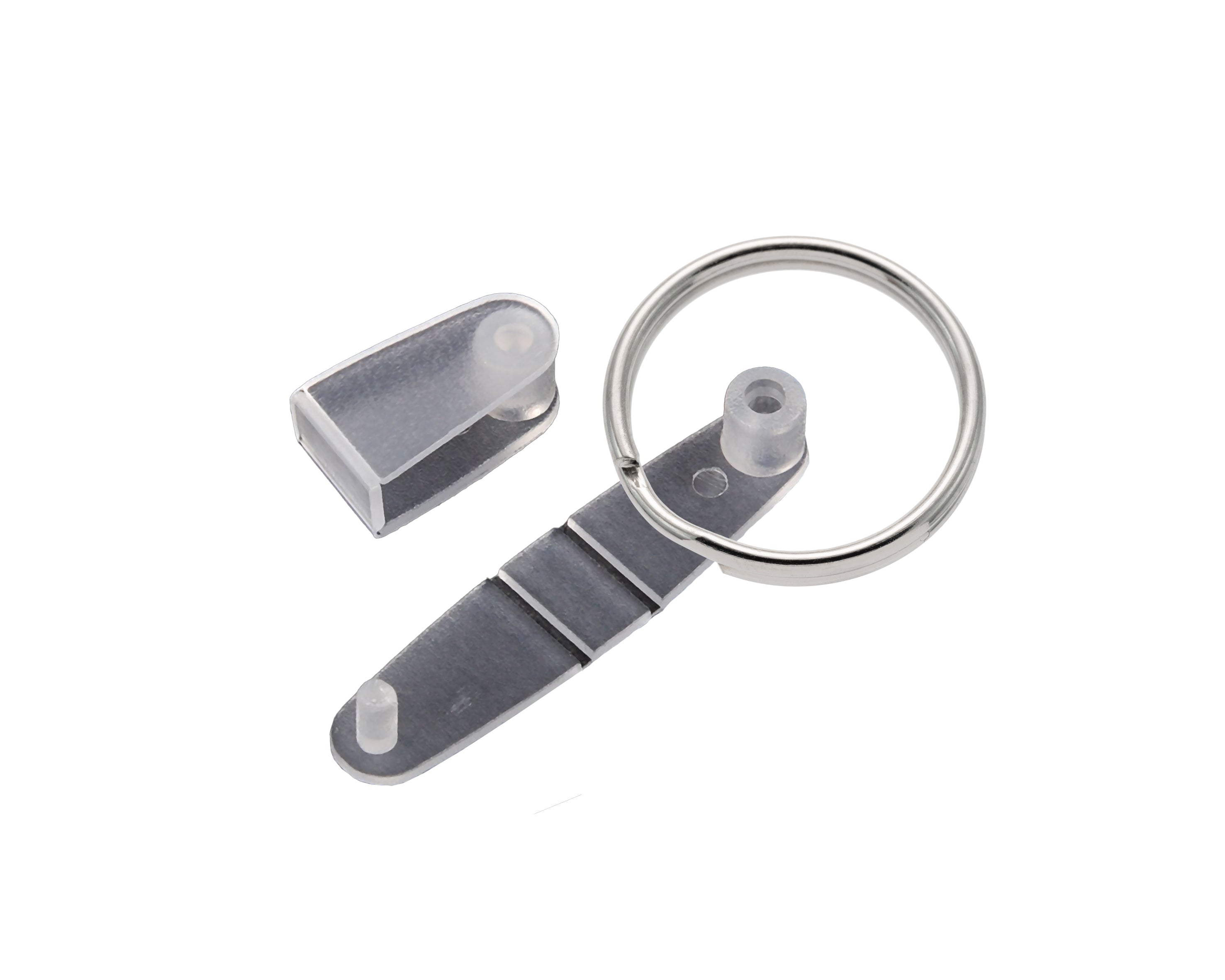 Plastic Keyring Connector and Split Ring (10pcs) – EasyBlanks.co.uk