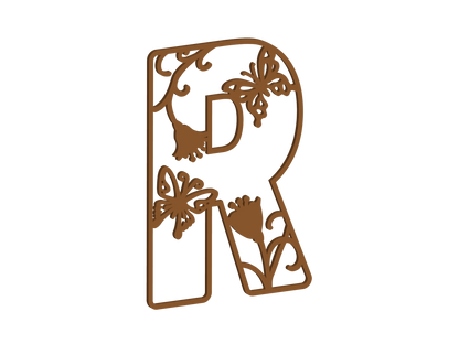 Wild Butterfly Themed Letters