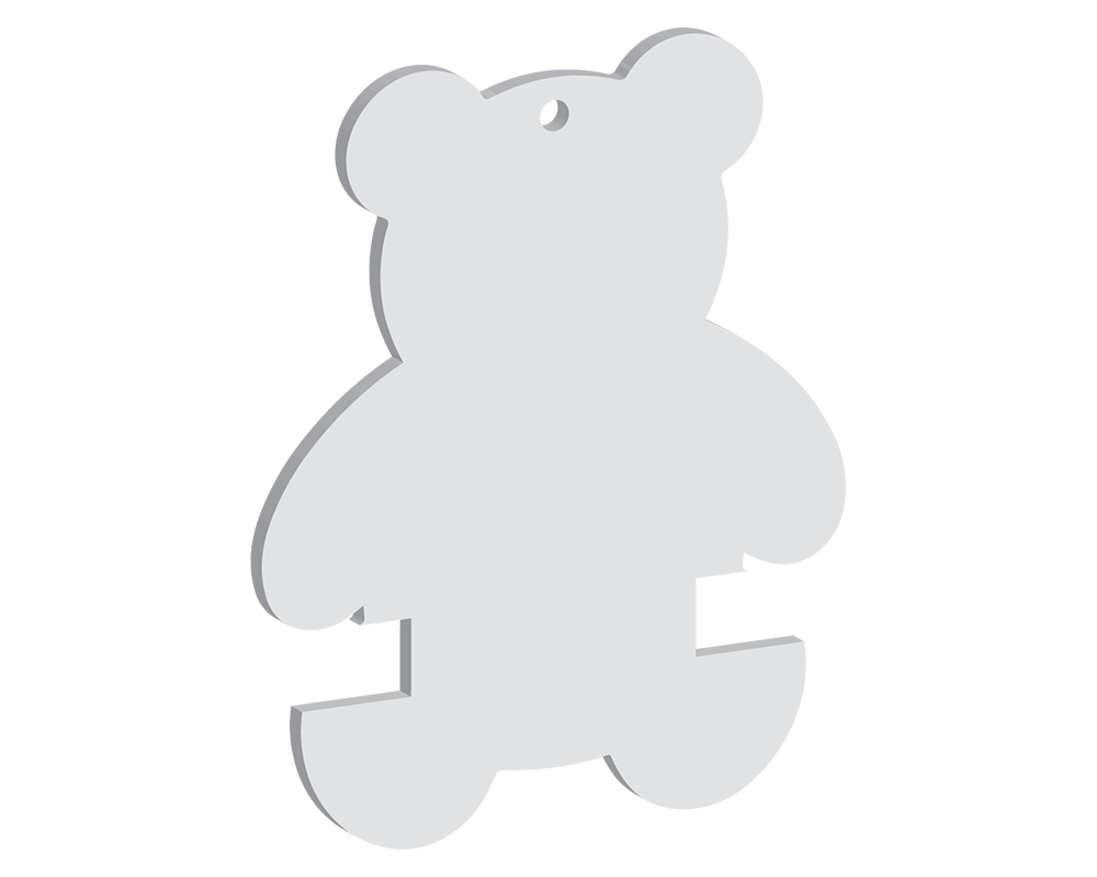 Ribbon Teddy Decoration
