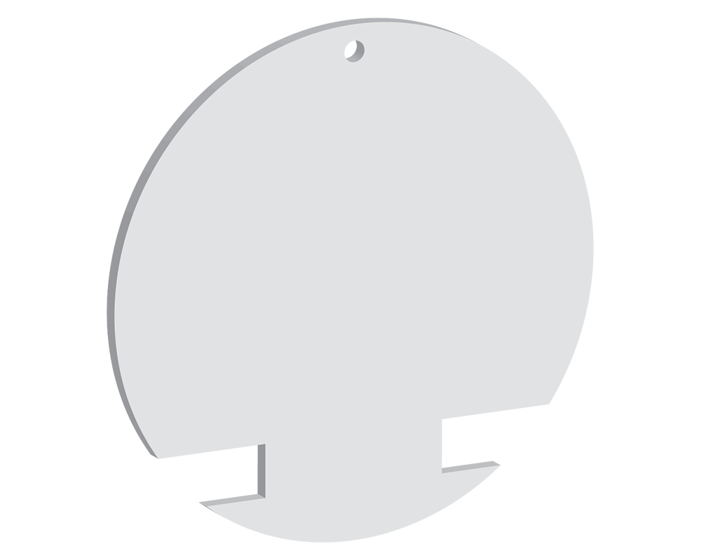 Ribbon Circle Horizontal Slot