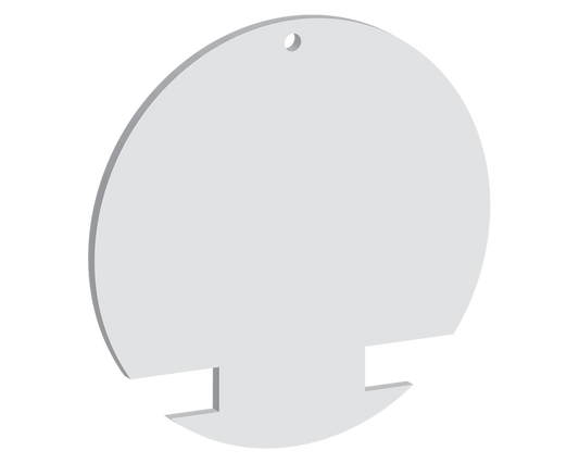 Ribbon Circle Horizontal Slot