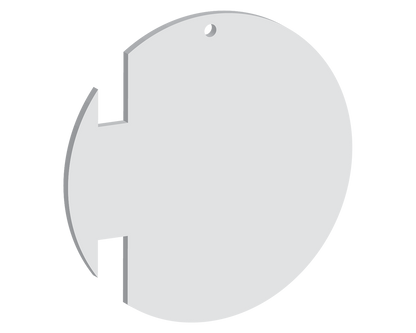 Ribbon Circle Vertical Slot