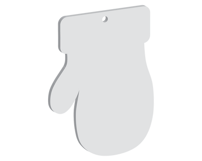 Ribbon Mitten Decoration