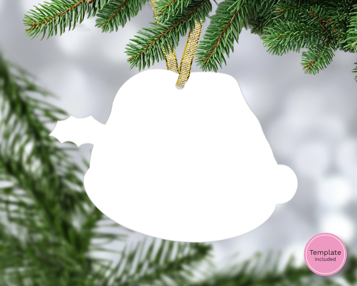 Rugby Christmas Hats Hanging Ornament Large