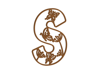 Wild Butterfly Themed Letters