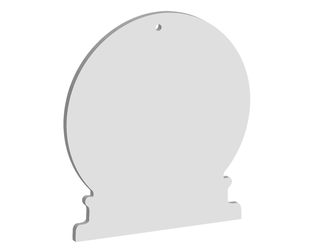 Snowglobe Bauble Blank