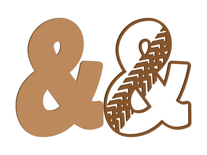 Tyre Tread Themed Letters