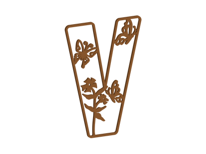 Wild Butterfly Themed Letters