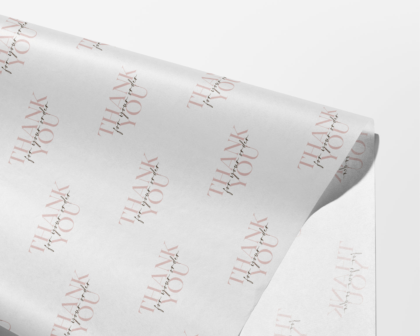 Blush Thank You Packaging Paper