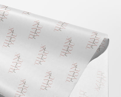 Blush Thank You Packaging Paper